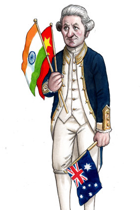 No smooth sailing: the commemoration of the 250th anniversary of Captain Cook's arrival was cancelled. 