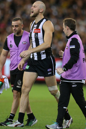 Ben Reid is among five injured Pies who'll spend another week on the sidelines.