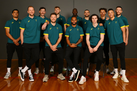 The Australian Boomers squad bound for Paris 2024.