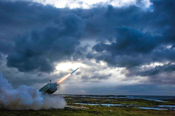 Raytheon’s Advanced Medium-Range Air-to-Air Missile. Raytheon is among the companies seen as likely bidders for the work.