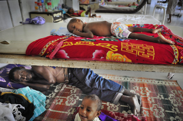 Tuberculosis patients in the pediatric ward of Port Moresby Hospital, 2009.