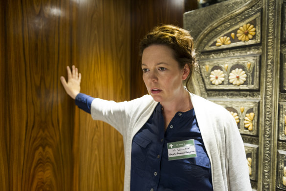 Olivia Colman was pregnant while filming The Night Manager. 