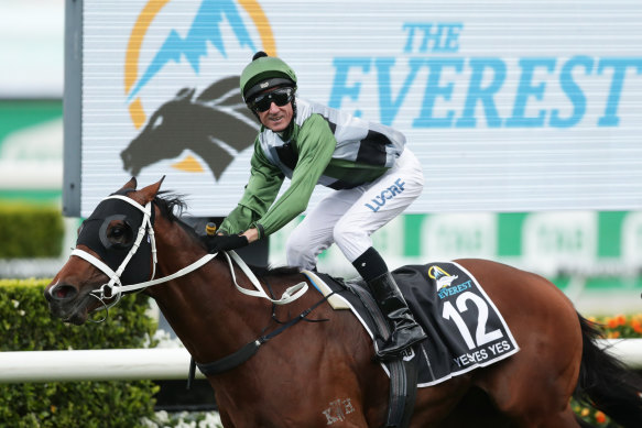 Yes Yes Yes takes out The Everest at Randwick last year.