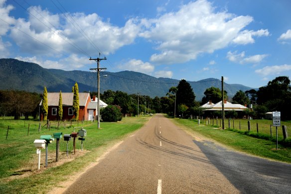 In better times ... Jackie French has lived in the Araluen Valley for 46 years.