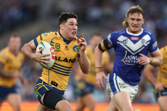 Mitchell Moses will try to make a statement against the Bulldogs.