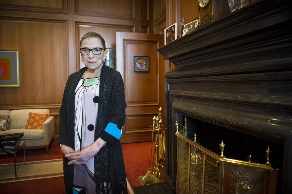 Justice Ruth Bader Ginsburg in 2014.