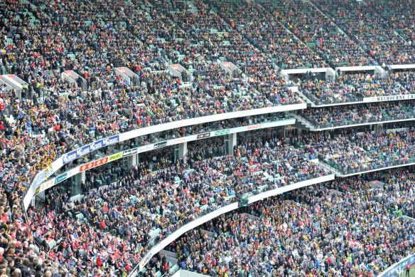 A bumper MCG crowd.