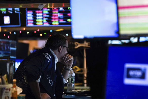 Stocks on Wall Street extended their losing streak .