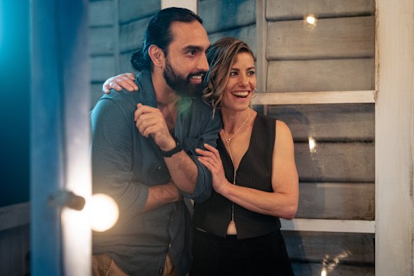 Khisraw Jones-Shukoor as Ash and Brooke Satchwell as Lillian in Dear Life.