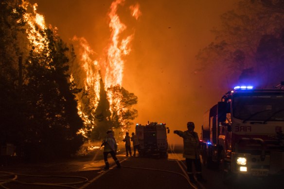 A number of extreme events, such as bushfires, have at least part of their root linked to the rise in global temperature, one of the report's authors said.