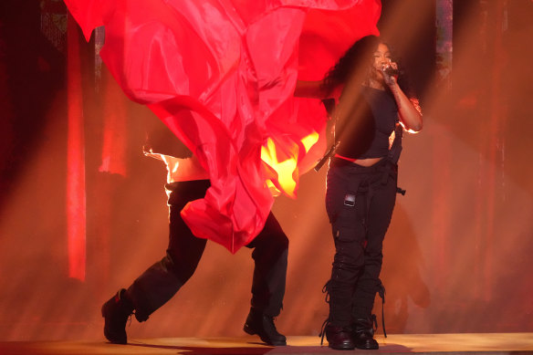 SZA performs a medley.