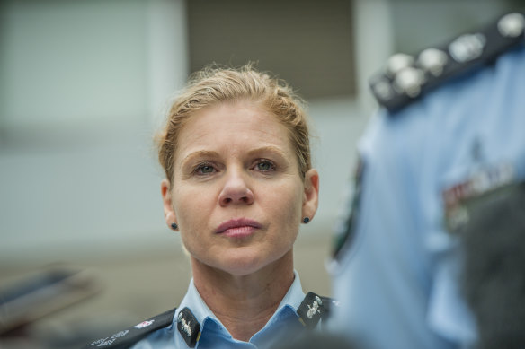 Federal Police Commander Justine Gough.
