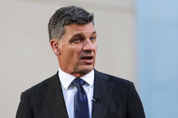 Opposition Leader Angus Taylor earlier this week. 