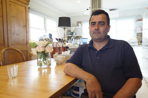 Jose Garcia was stuck in NSW for months when his father died.