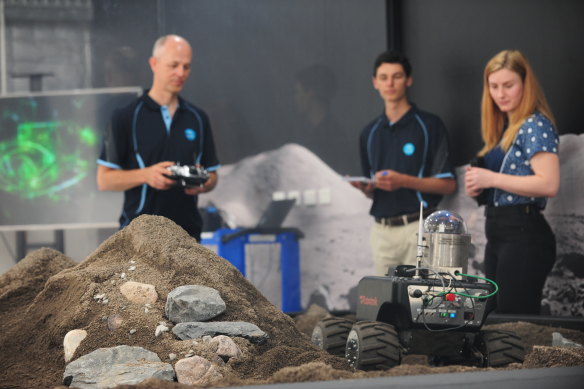 The CSIRO has unveiled its new facility in Brisbane to test whether equipment being sent to the moon can withstand its harsh conditions.