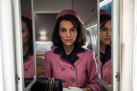 Natalie Portman as Jacqueline Kennedy in a scene from Jackie directed by Pablo Larrain.