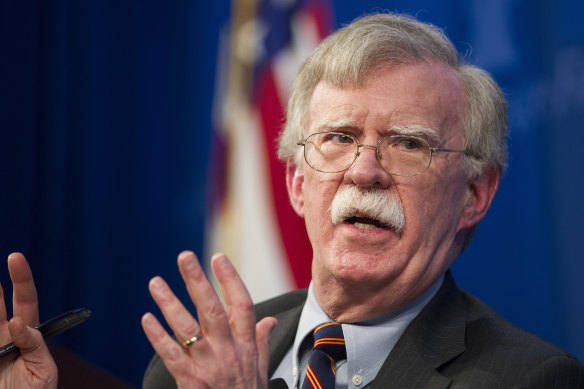 Former Trump administration national security adviser John Bolton.