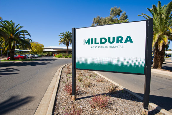 Mildura Hospital is taking precautions after a patient tested positive to COVID.