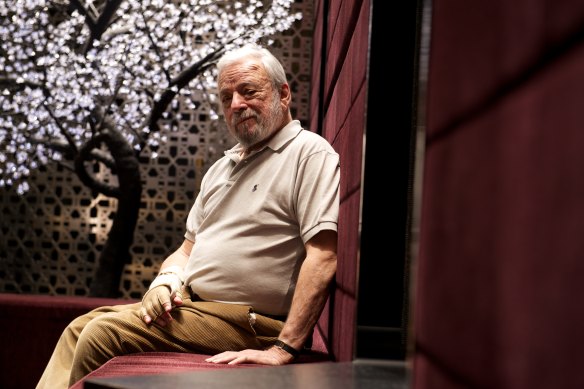 Stephen Sondheim, writer and lyricist, in Melbourne in 2012.