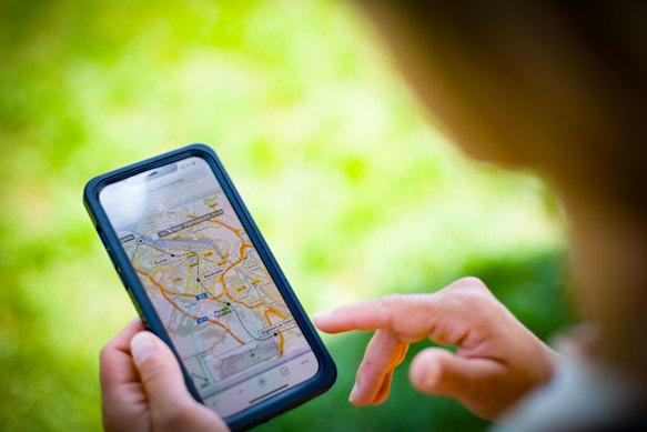 UTracks’ GPS-enabled app.