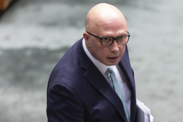 Opposition Leader Peter Dutton.