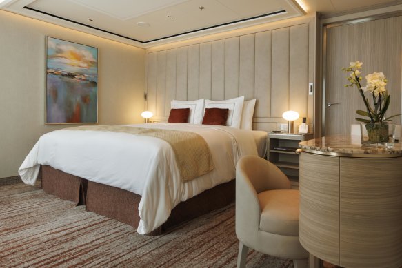 Stateroom comforts.
