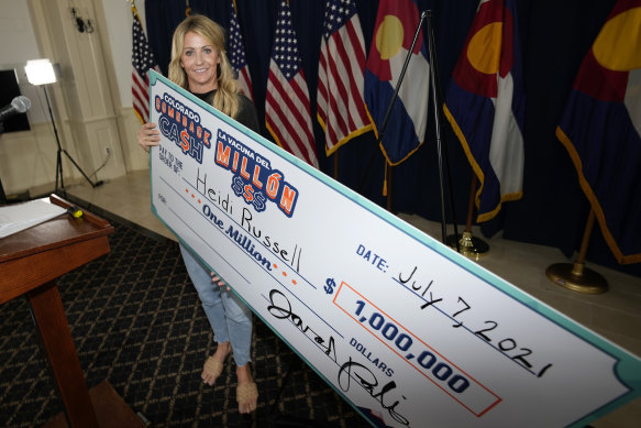 The state of Colorado gave away five $US1million cheques in a vaccine lottery to motivate people to get vaccinated.