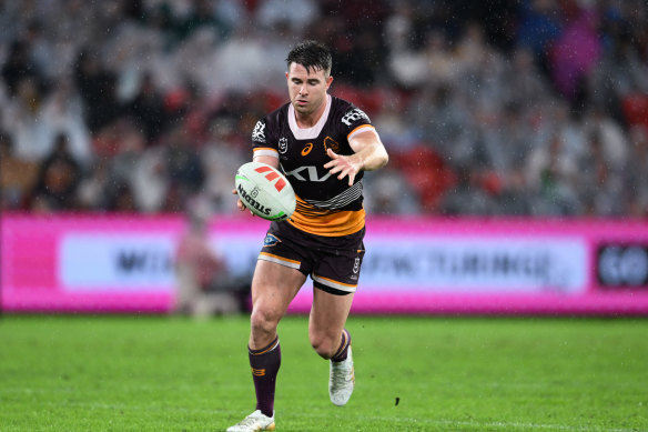 Jock Madden’s kicking game for the Brisbane Broncos terrorised Canberra Raiders fullback Chevy Stewart.