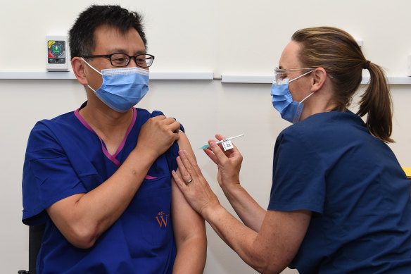 We know vaccines are safe and effective for men and women. We don’t have those answers for pregnant women.