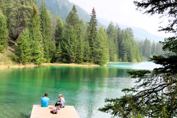 Lake and mountain scenery on an epic scale.