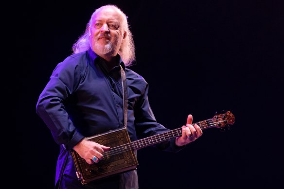 Bill Bailey relished being back on stage in Melbourne on Thursday night.