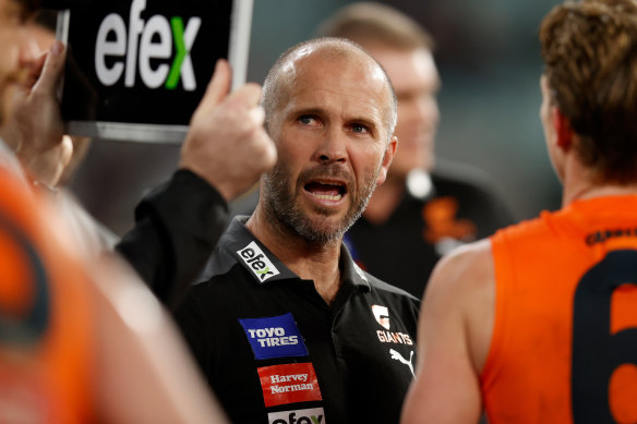 Interim Giants coach Mark McVeigh says his future hangs on whether Alastair Clarkson wants his role or not.