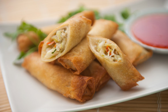 Egg rolls have a distinctly Australian aftertaste.