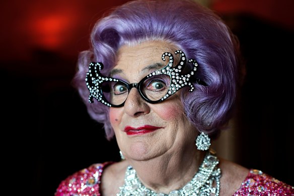 Moonee Ponds’ most famous resident, the late Dame Edna Everage.