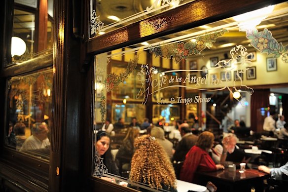 Cafes don’t close in the mid-afternoon in Buenos Aires.