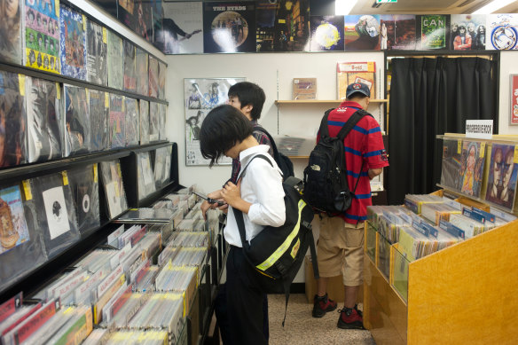Shimokitazawa is renowned as a record store haven.