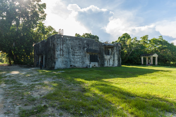 The now-condemned war museum is housed in an old bunker.