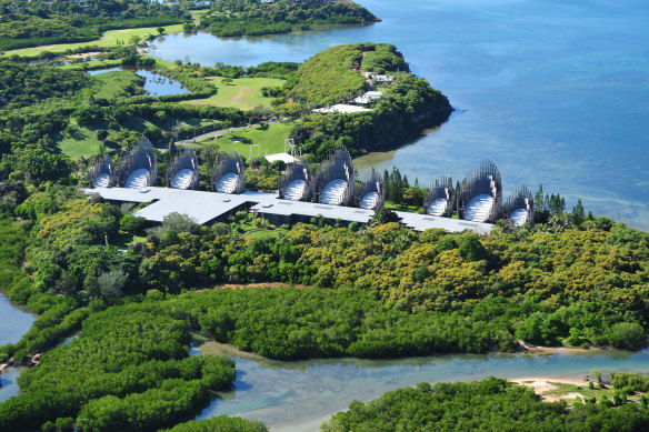 The Cultural Centre from the air.