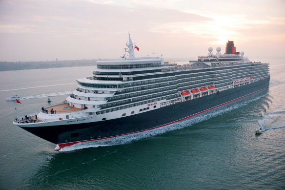 Loyal (and royal) readership...Cunard Queen Elizabeth.