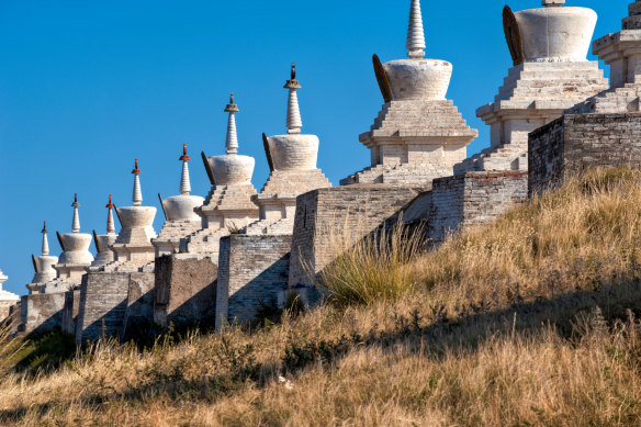 Karakorum’s ancient city wall.