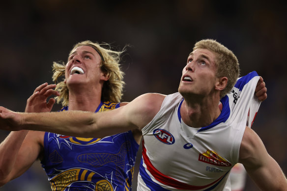 Western Bulldogs ruckman Tim English played a starring role.