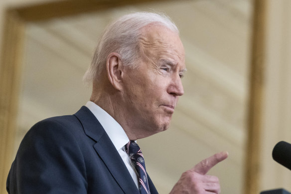 “Russia alone is responsible for the death and destruction this attack will bring”: US President Joe Biden.