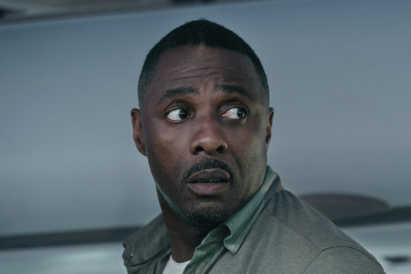 Sam (Idris Elba) does not have superhuman strength. He is not an ex-marine or assassin. He is a man in a cashmere jumper whose special skill is corporate mediations.
