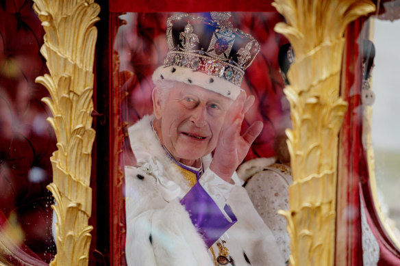 Charles, the king of fashion, at his May coronation last year.