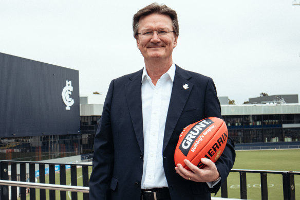 Rob Priestley is the new president of Carlton Football Club.