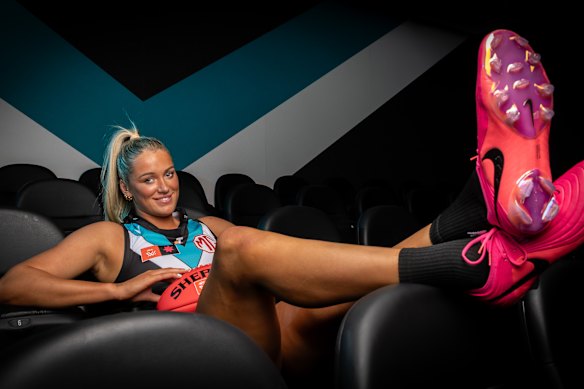 Port Adelaide star Matilda Scholz has a big impact on the competition.