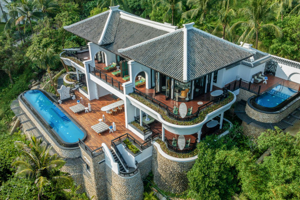 A four-bedroom villa at the InterContinental Danang. 