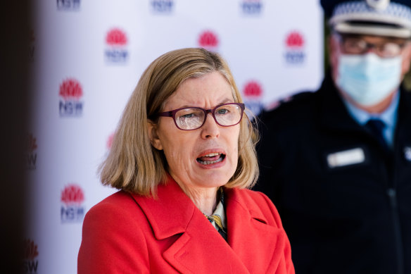 NSW Chief Health Officer Kerry Chant on Wednesday.