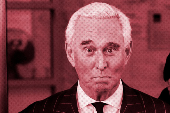 Roger Stone: admitted to “back-channel communication” with Julian Assange.