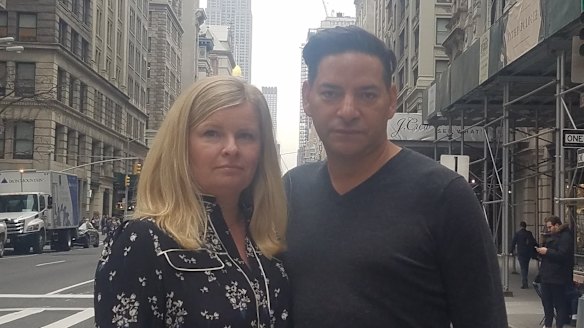 New York couple Ruth Fowler and Joseph Cartright said they were infuriated and stunned to see Matthew Lodge given a contract with the NRL despite not paying damages for the violent home invasion he subjected them to.